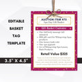 raffle basket tag template